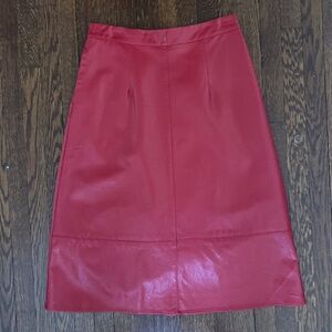 Anthropologie Eri + Ali Leather Skirt